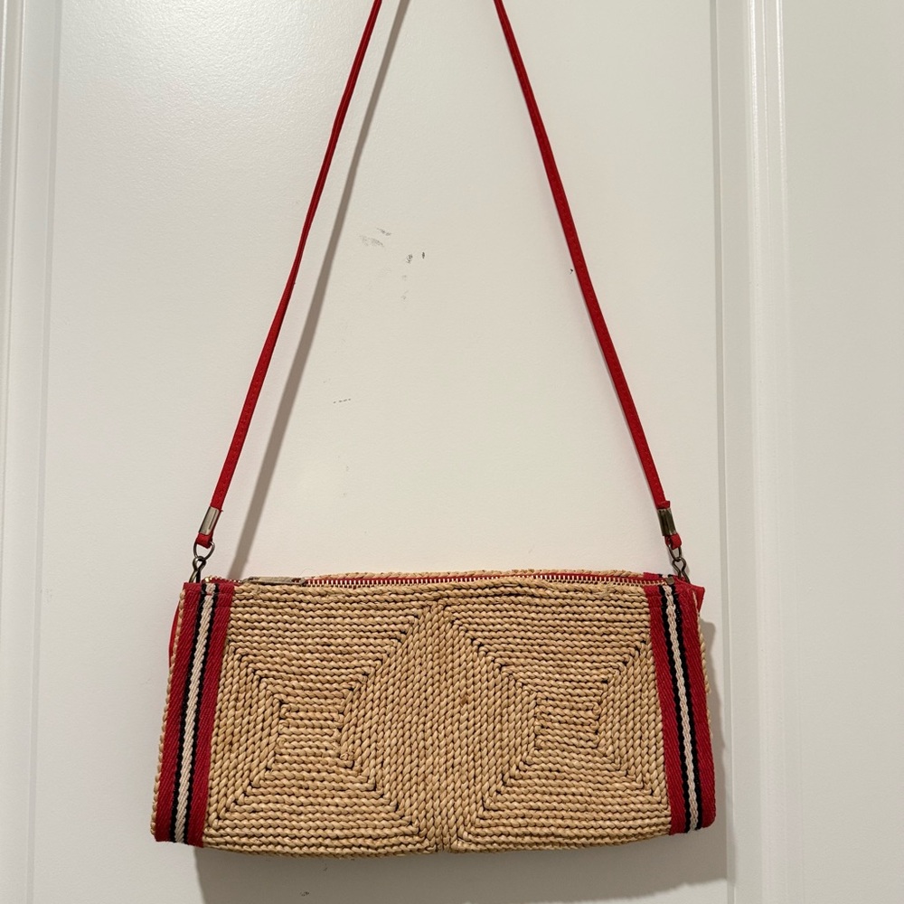 Vintage Woven Shoulder Bag